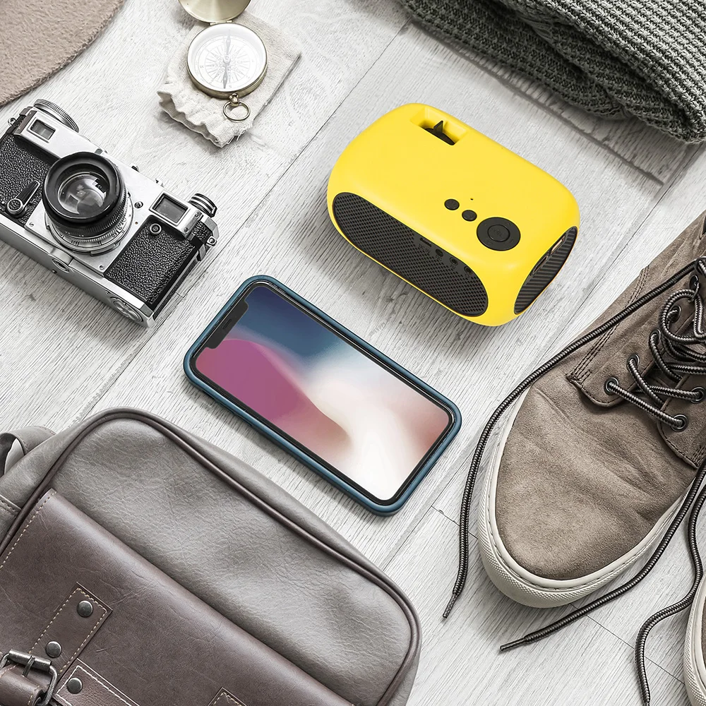 Mini projecteur Portable 480*360P USB HDMI prend en charge 1080P Halloween enfants cadeau Home cinéma extérieur LED Mini projecteur M24