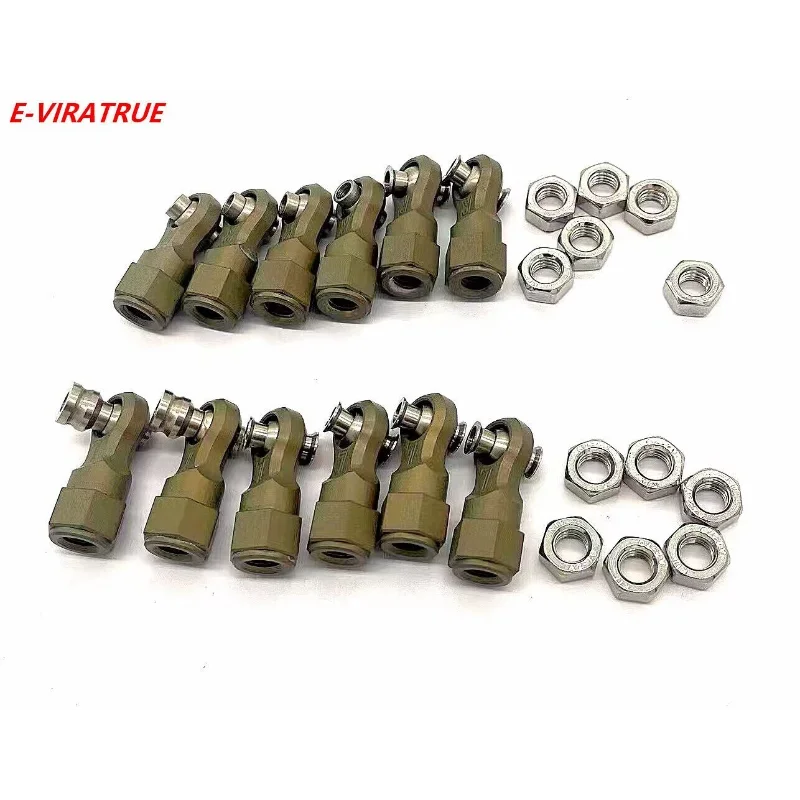 

E-VIRATRUE Losi BESERT BUGGY DBXL-E 2.0/GAS 1/5 7075 Aluminum Rod Ends(12pcs)