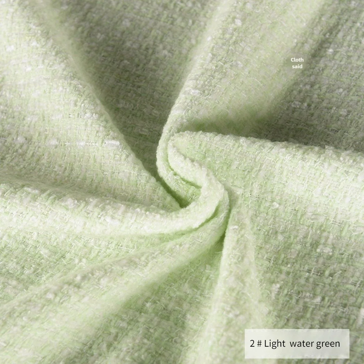 Tweed Fabric Textile By The Meter for Dress Suits Coats Skirts Diy Sewing Needlework Cloth Fluffy Soft Thick Black Pink Beige