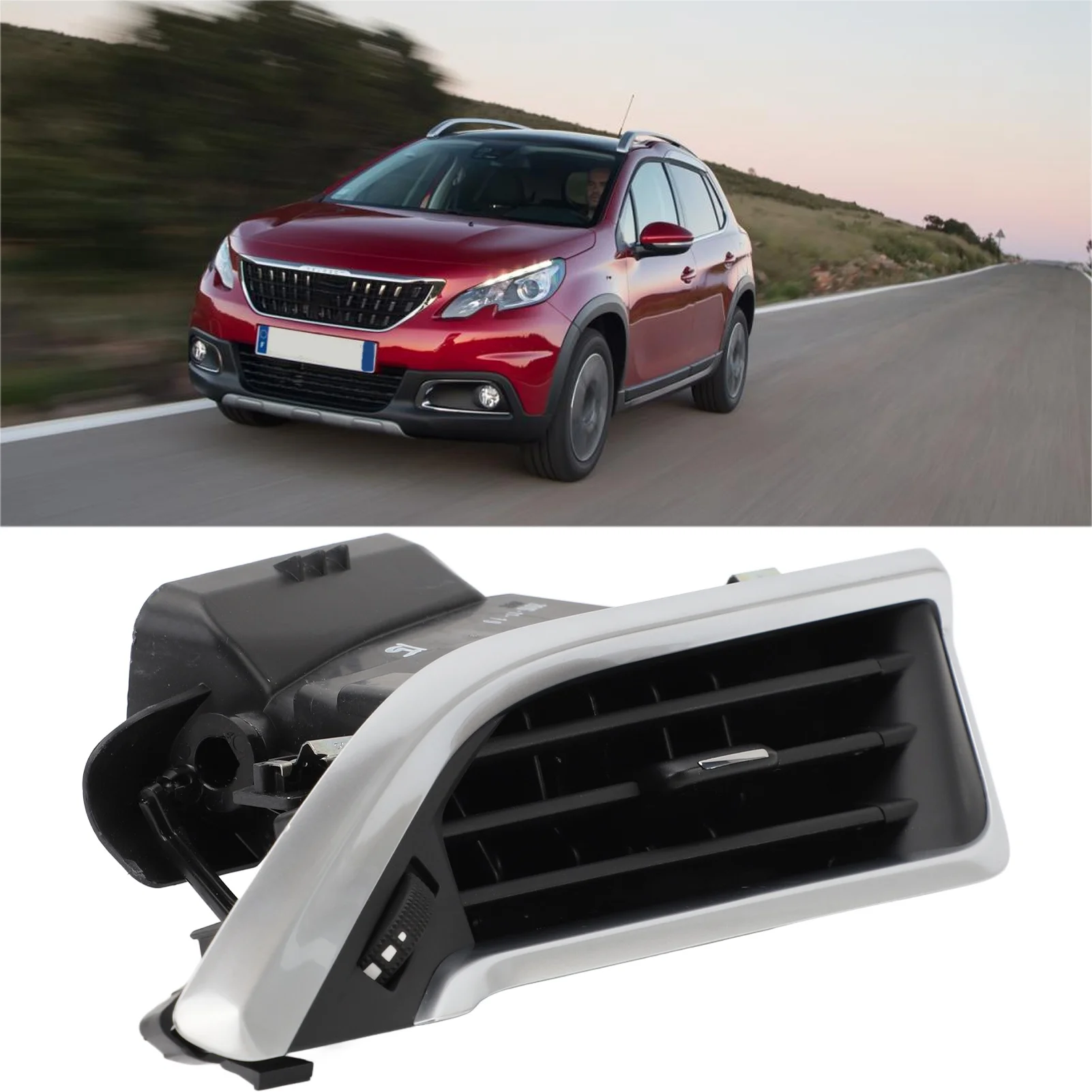 

Dashboard AC Air Vent Outlet Right Side OEM 96731316GF for Peugeot, Air Conditioning Vent Accessory
