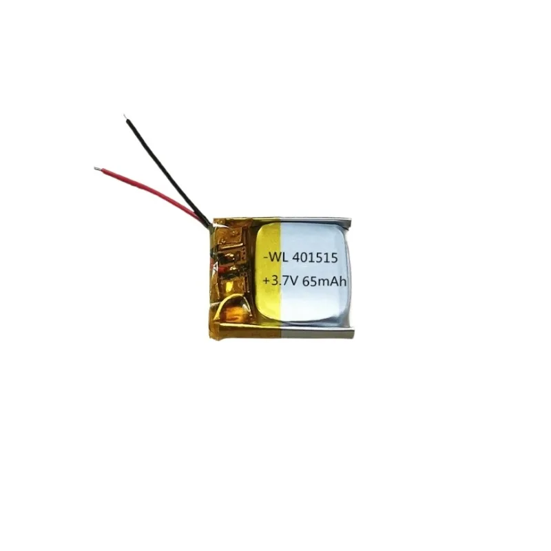 For Wireless Bluetooth Headset Micro Wearable Device LED Electronic Watch 65/75mAh 401515 Rechargeable Polymer Lithium Battery