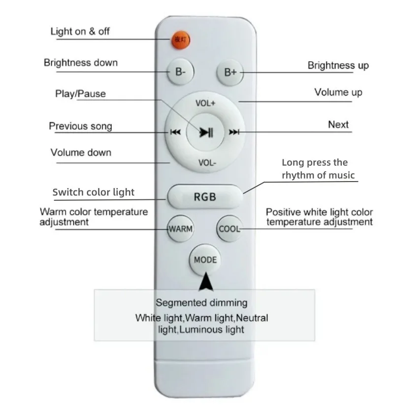 Imagem -06 - Luz de Teto Led com Bluetooth e Música Circular Escurecimento Controle Remoto Inteligente Quarto Sala de Estar Iluminação Doméstica Rgb