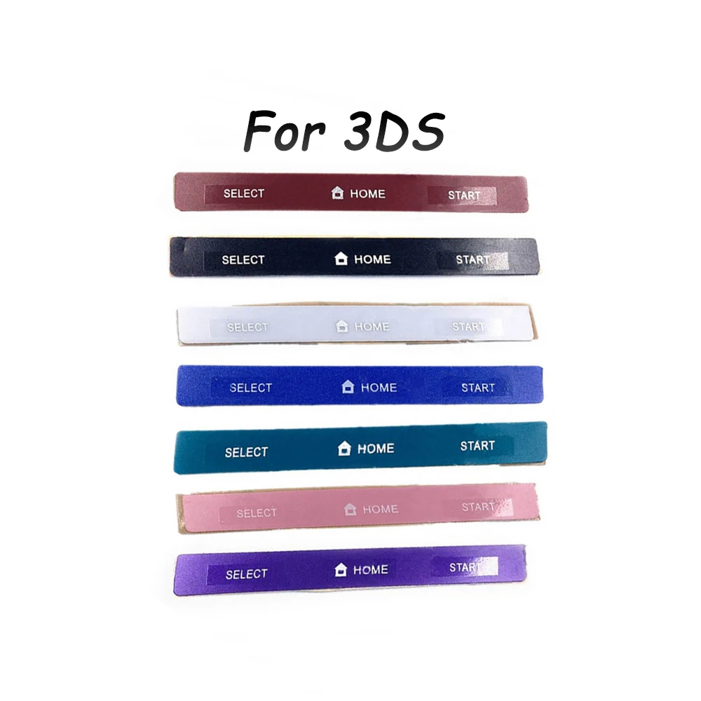 For 3DS Game Console Decoration Button Sticker Menu Select Home Start Key Stickers Replacement Repair Part