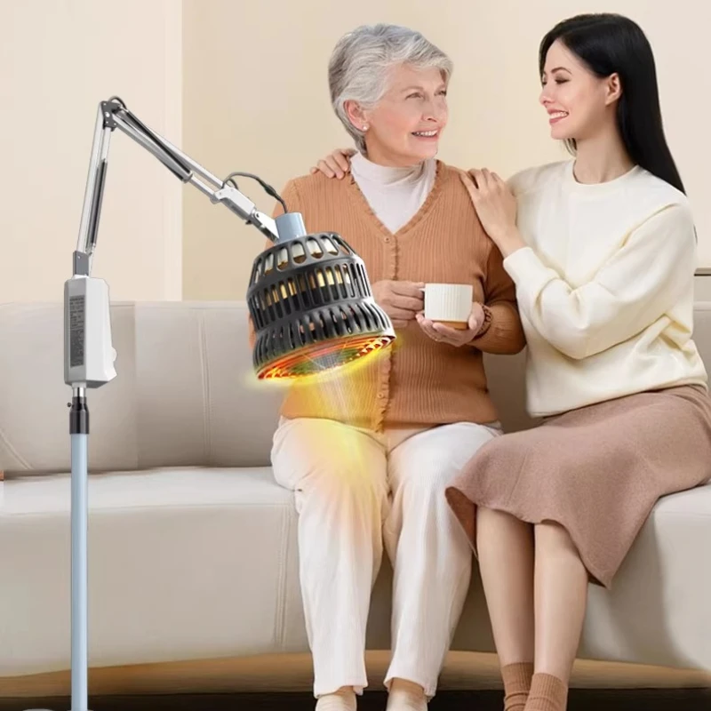 Electromagnetic Wave TDP Far Infrared Mineral Heat Lamp,250W Far Infrared Roasting lamp, Anti-Burn,Relieves Body and Facial Pain