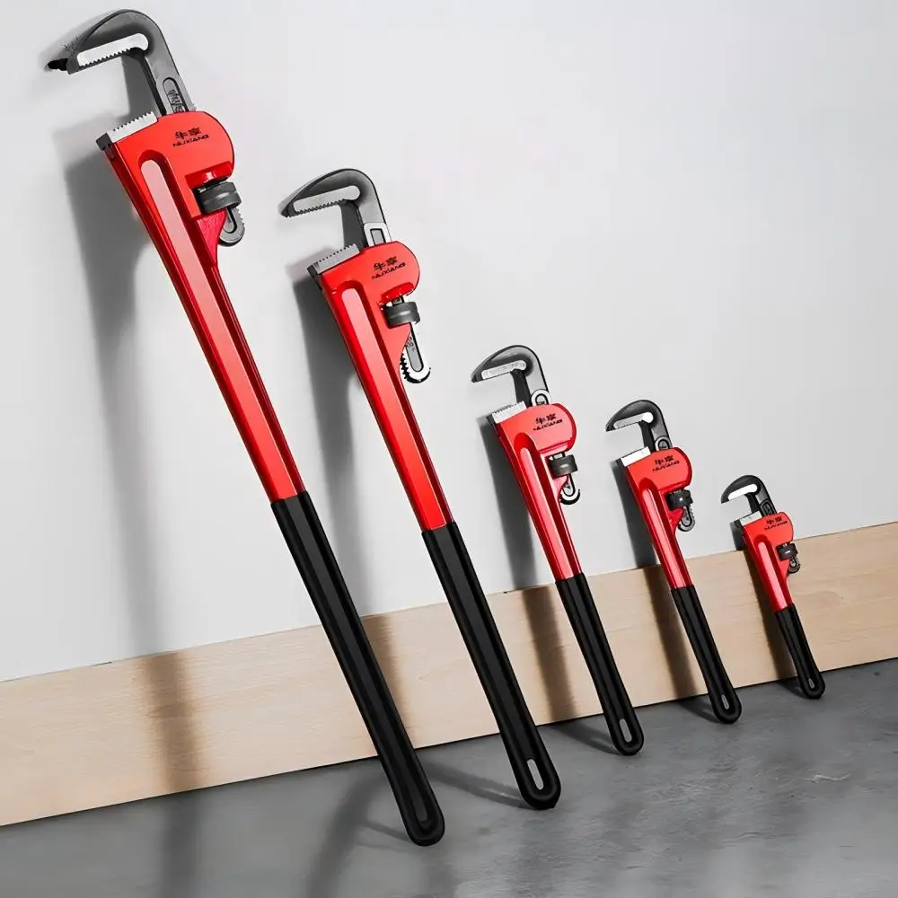 Heavy Duty Carbon Steel Straight Pipe Wrench 10