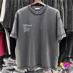 2024 Vintage Enfants Riches Deprimes Film Tee Men Women Washed Grey ERD T-shirt Oversize Tops Reverse Cutting Short Sleeve