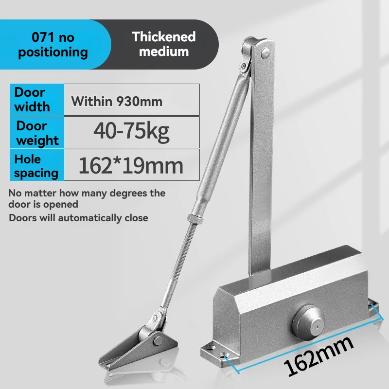 

Fire doors, door closer positioning, door closers, hydraulic dampers, automatic door closing