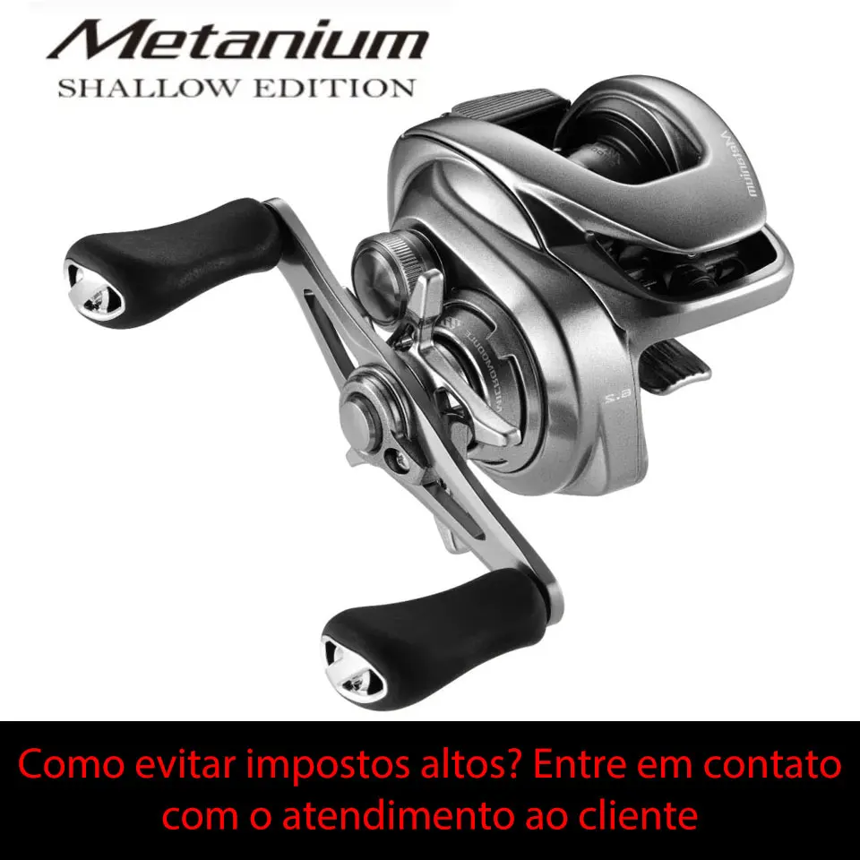 

NEW SHIMANO Metanium Fishing Reel Baitcaster 6.2:1/7.1:1/8.1:1 10+1BB 5.0kg Prower MGL S3D Spool high strength CORESOLID Body