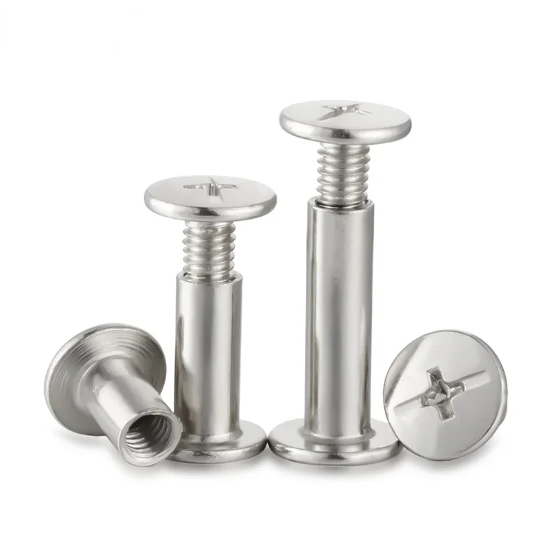 

M3 M4 M5 M6 304 Stainless Steel Leather Bag Belt Photo Scrapbook Album Book Post Binding Screw Chicago Screw Nail Rivet Bolt
