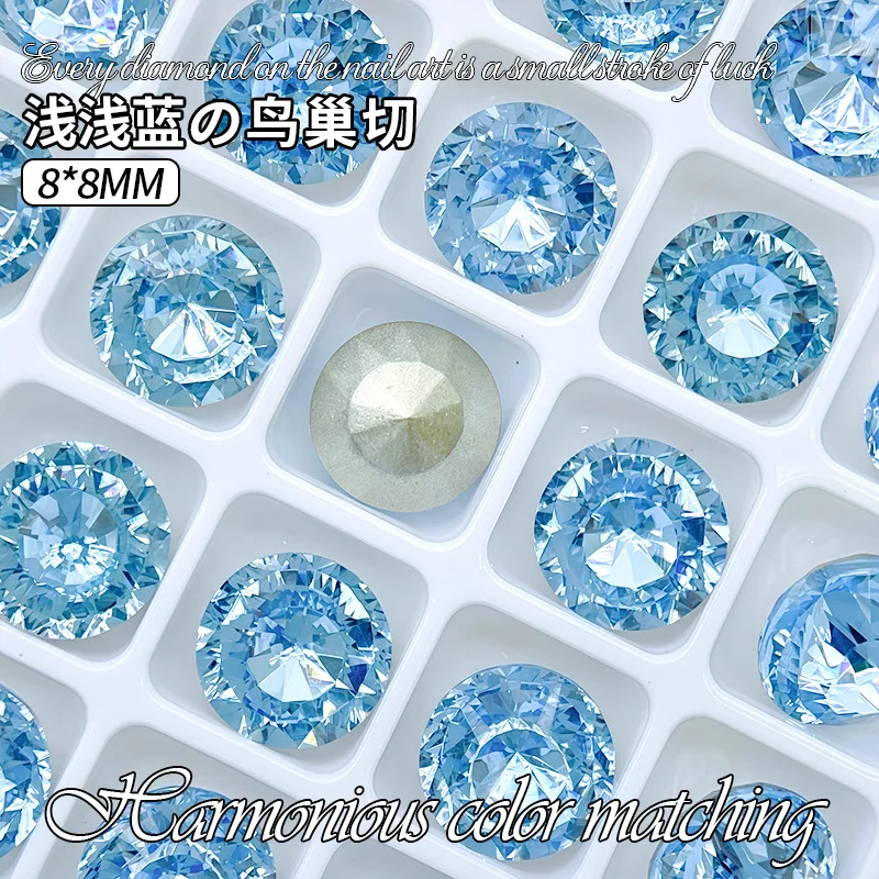 

K9 Crystal Light Blue Water Blue Mixed Shaped diamonds Pointed bottomed Gems Used for earrings necklaces Nail Jewelry accessory