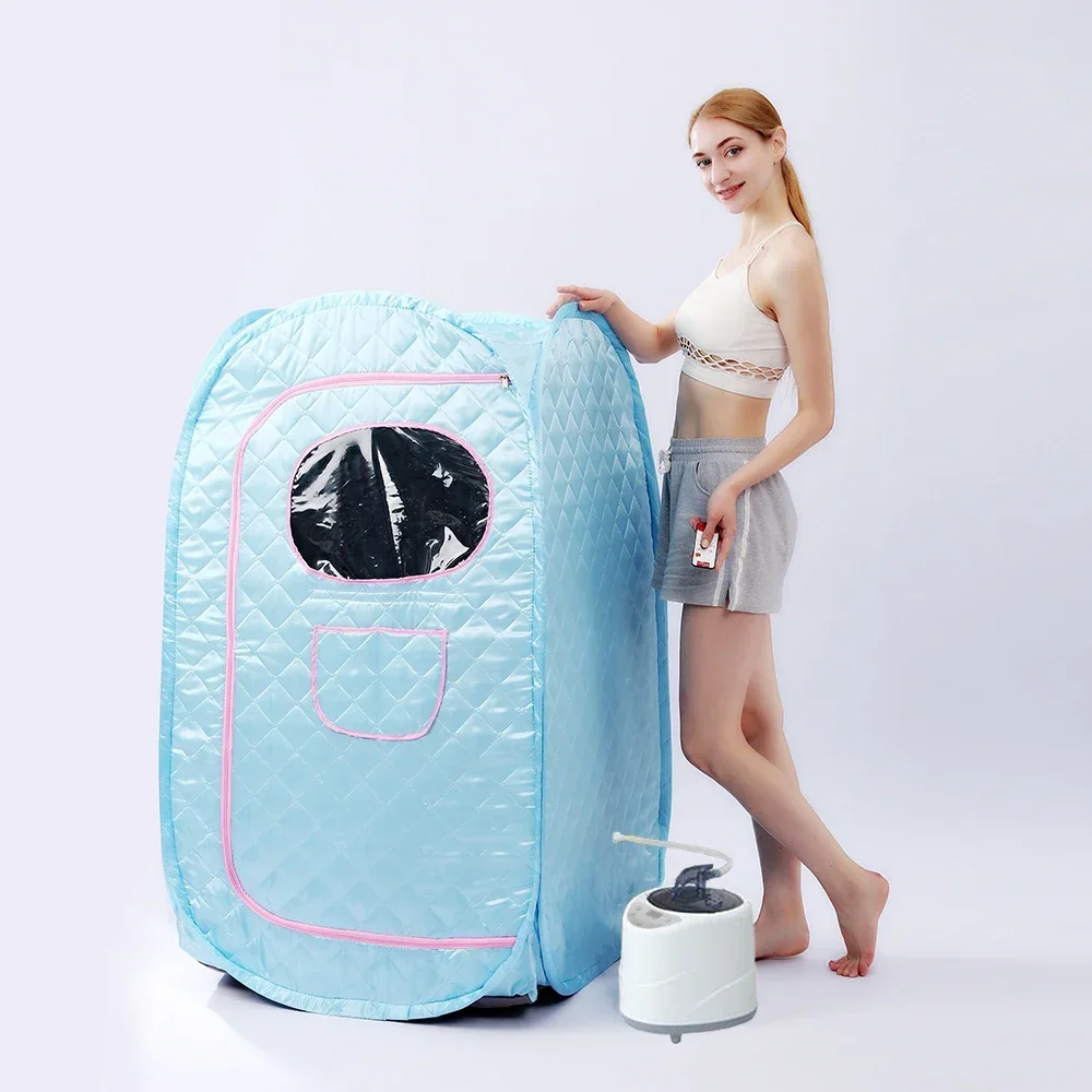 Portable Sauna 4.2L 2000W 110V 220V  EU US Plug Steam Generator For Sauna SPA larger Tent Lose Weight Detox Therapy Sauna Cabin