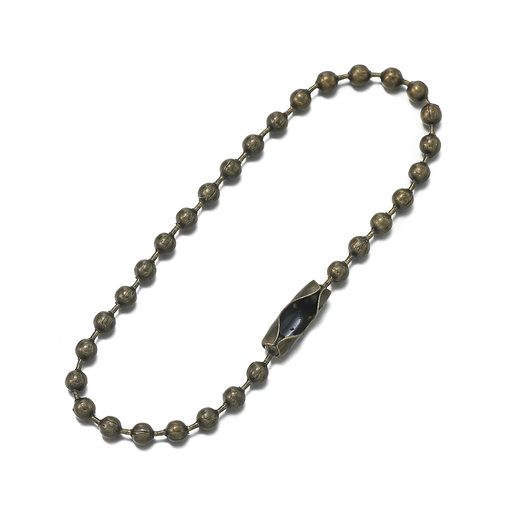 50pcs Ball Bead Chains for DIY Jewelry Making Accessories
