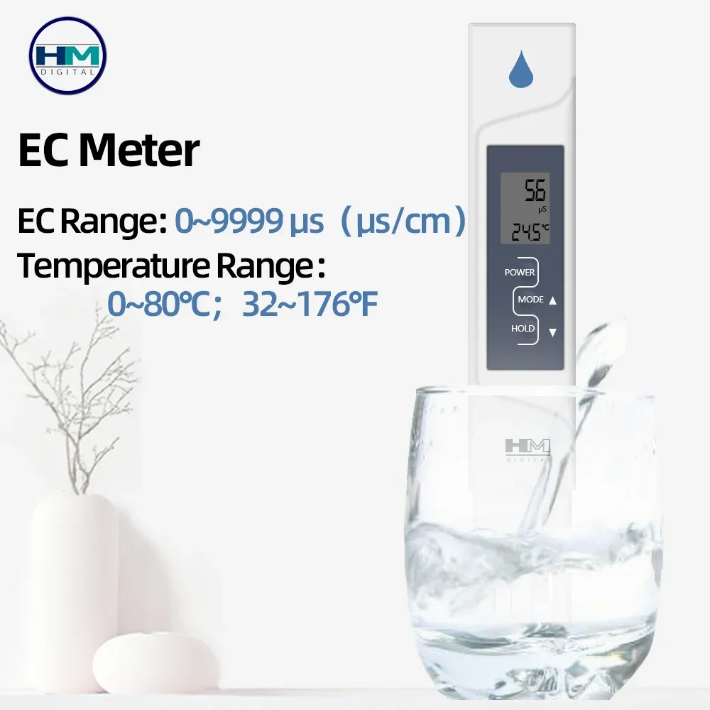 HM Digital AP-2 EC Meter 2 in 1 EC temperatura acqua qualità con calibrazione automatica Tester di conducibilità elettrica