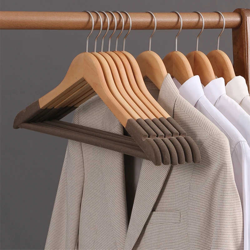 Hangers for clothes Non Slip Velvet Flocking Shoulder вешалки для одежжы Clothing Organization Cabinet Organizers Clothes Hanger