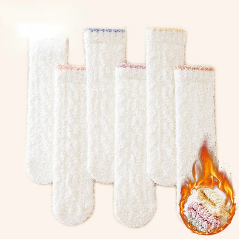 Smile Long Tube Chaussettes de Sol pour Nouveau-Né, Chaussettes Épaisses pour Bébé, Nouveau-né, Fille et Garçon, Chaud, Hiver, 1 Paire, 0-3 Ans