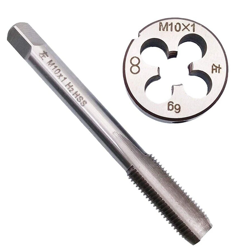 Gewindebohrer und Gewindeschneider 1 * M10 X 1,0mm Gewindeschneider 1 * M10 X 1,0mm Gewindebohrer 1,0mm HSS Langlebig Hochwertig 1,0mm Gewindebohrer – Detail 1