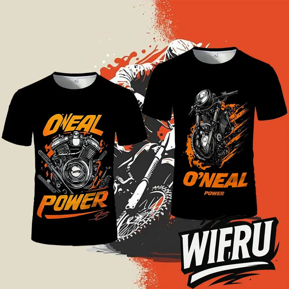 

Men's HipHop Cool Motorcycle Graphic Retro Tees Casual Breathable Unisex Tops Men Women European And American Trendy Streetwear