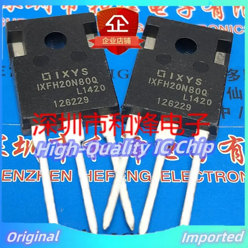 10PCS-30PCS  IXFH20N80Q  TO-247 800V 20A   Imported Original  Best Quality