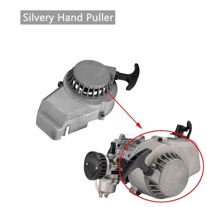Pull Starter Start Aluminum Thicken for 47cc 49cc Gas Minimoto Pocket Bike Mini Dirt Bike Crosser Quad ATV Motorcycle