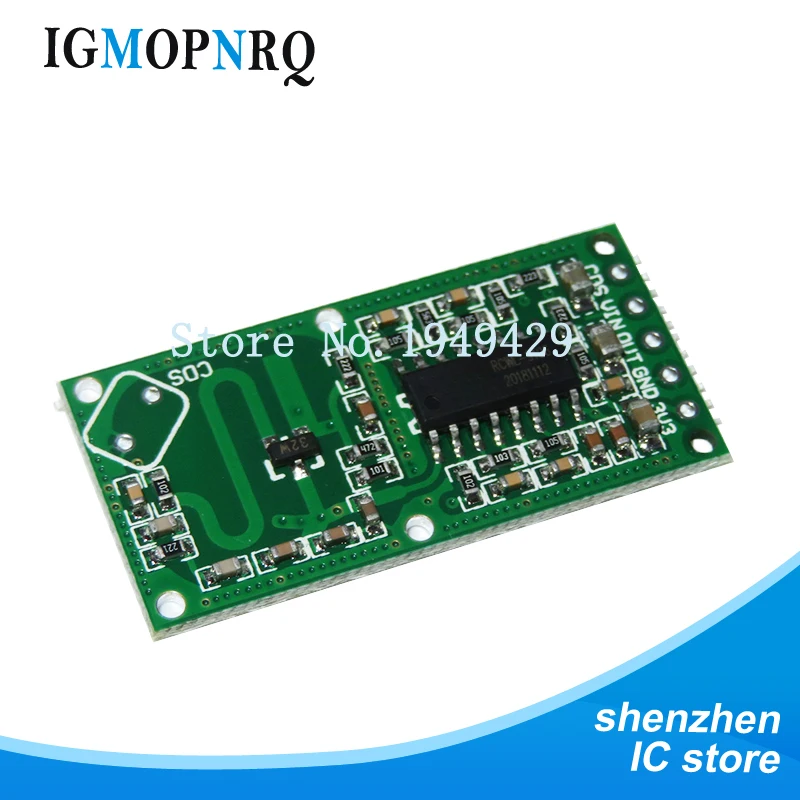 10Pcs RCWL-0516 RCWL 0516 Microwave Radar Sensor Human Sensor Body Sensor Module Induction Switch Module Output 3.3V RCWL0516