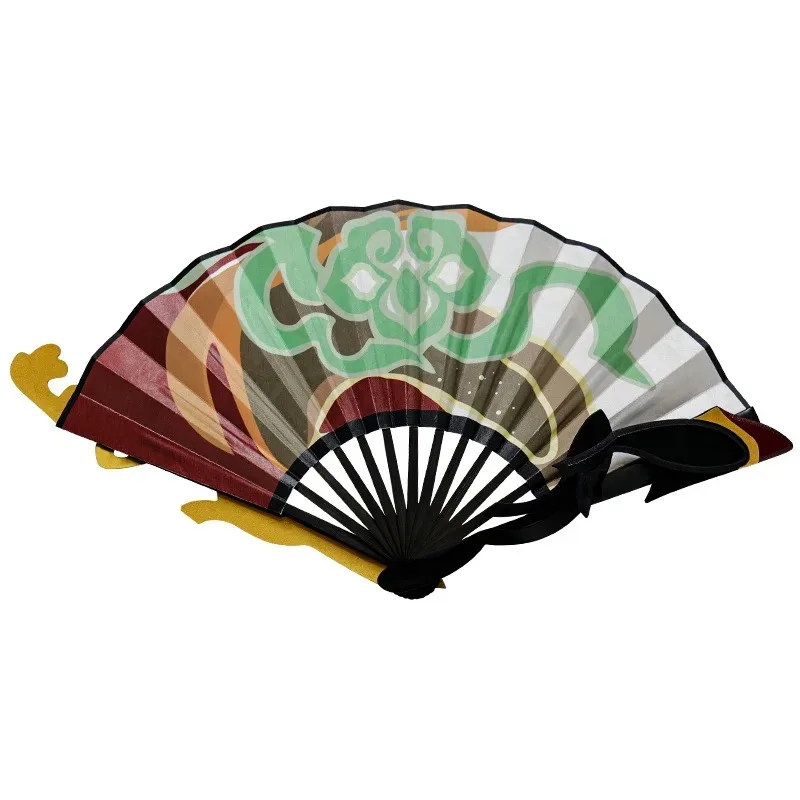 أنيمي تينغيون تأثيري مروحة هونكاي ستار السكك الحديدية مروحة قابلة للطي Foxian Sky-Faring لجنة Xianzhou Luofu هالوين الدعائم الطرف