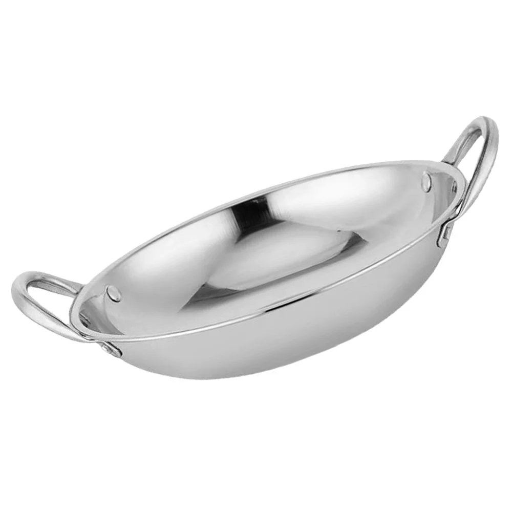 

Cookware Household Kitchenware Hot Pot Small Cooking Pots Pan Steel Pans For Tool Wok