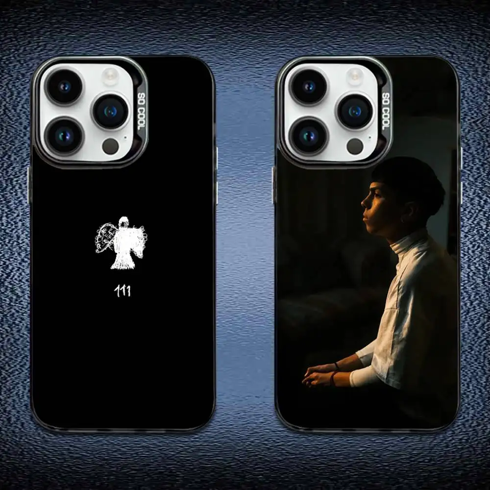 

Singer M-Milo J Phone Case For iPhone 16,15,14,13,12,11,Mini,Pro,E,MAX Black Candy Matte Shockproof Cover