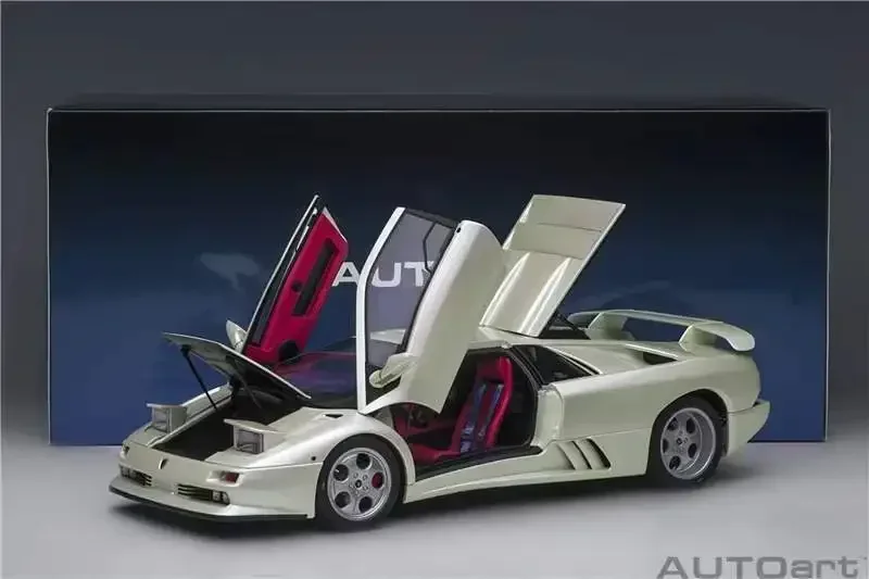 Autart-Lamborhini Ghost se jota diecast carモデル玩具、白いディスプレイ収集装飾品、ホビーギフト、1:18