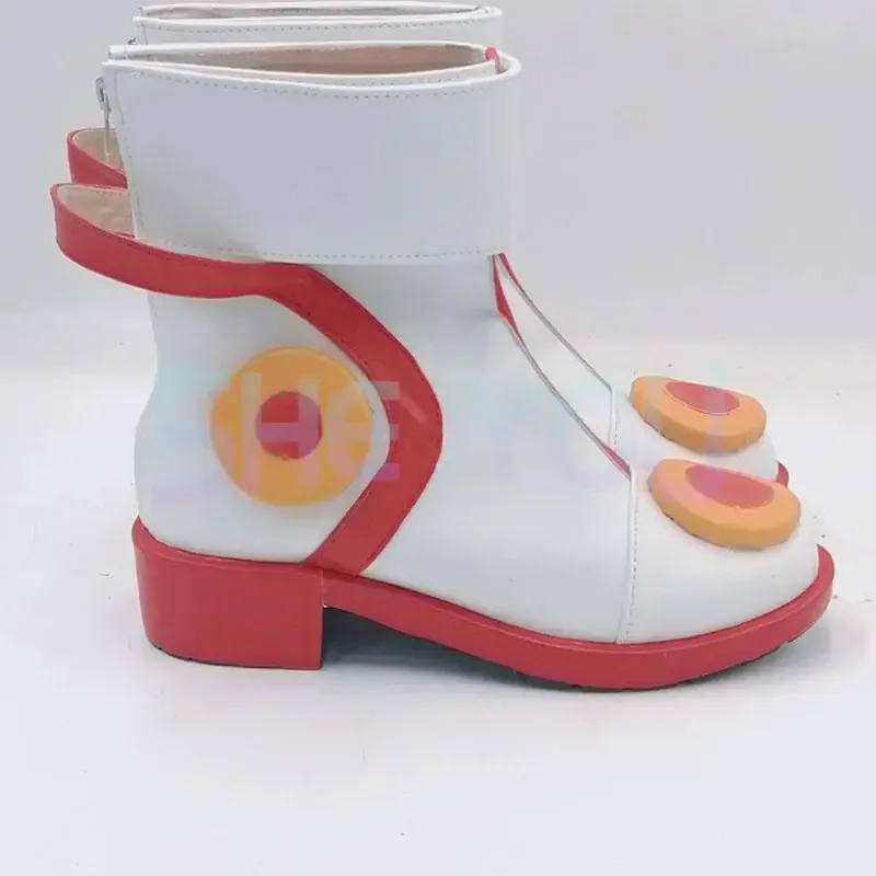 أحذية Uta التأثيرية من قطعة واحدة من جلد البولي يوريثان للنساء والفتيات لحفلات الهالوين