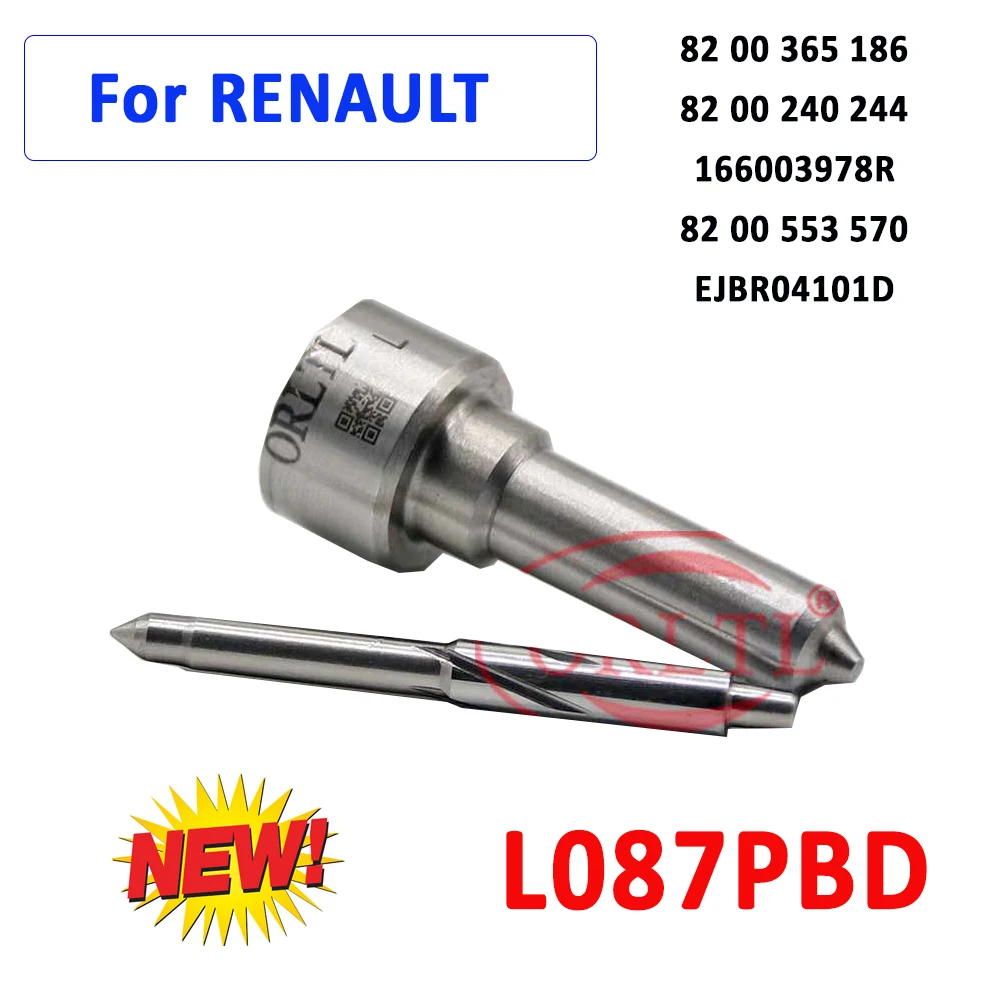 28232242 8200553570 ORLTL L087PBD Diesel Injector Nozzle L087PRD For Delphi Renault 8200553570 EJBR04101D EJBR01701Z EJBR02101Z