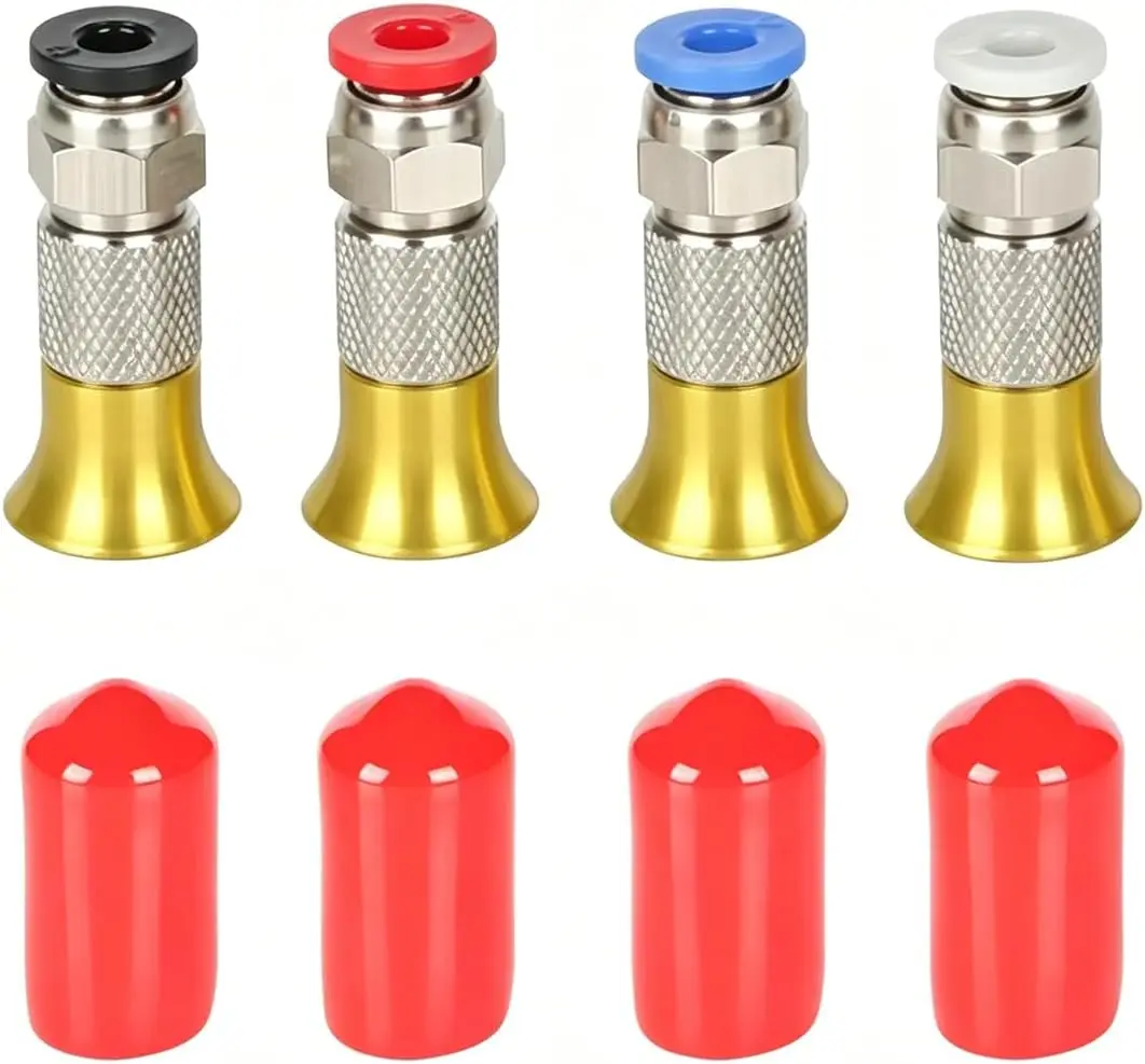 3D Printer Dry Box Bulkhead Fitting with Nut, 2.5x4mm PTFE Tube Connector for PLA ABS Filament Dryer