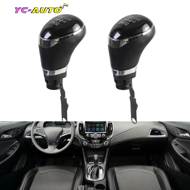 

1pcs Gear Shift Knob 5 Speed 6 Speed Gear Box Transmission Handle Lever For Chevrolet Cruze 2016 5/6 Speed Car Accessories
