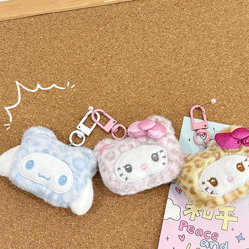 Kawaii KT Kat Pluche Sleutelhanger Leuke Hello Kitty Sleutelhouder Soft Gevulde Pop Sleutelhanger Tas Hanger Decoratie Voor Meisje Geschenken