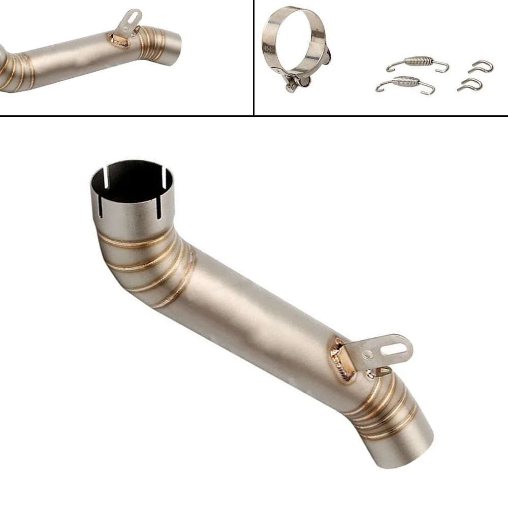 For Aprilia RSV4 Exhaust System Modification With Titanium Alloy Mid-section And AR Carbon Fiber Straight-mount Tail Section. view 2