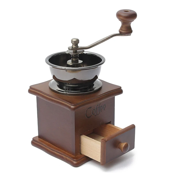 

Coffee grinder manual antique handmade coffee bean grinder