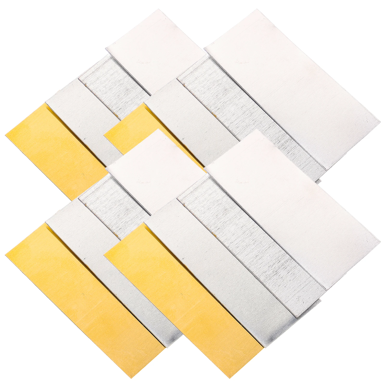 

16pcs Copper Zinc Aluminum Iron Strips 5x2cm Experiment Materials for Science Project Teaching Supplies