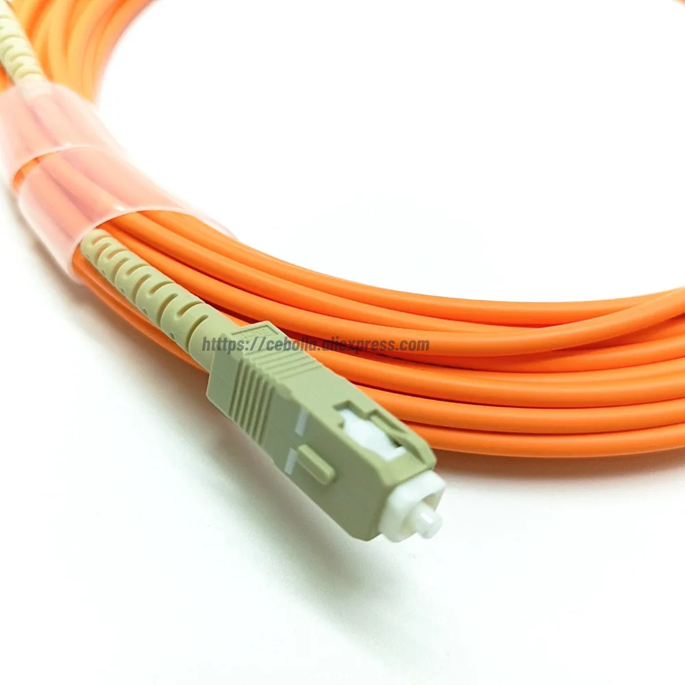 10 قطعة/الوحدة LC-LC UPC OM3 كابل الألياف البصرية |   سلك تصحيح الألياف المزدوج متعدد الأوضاع 10G 1/2/3/5/10 م