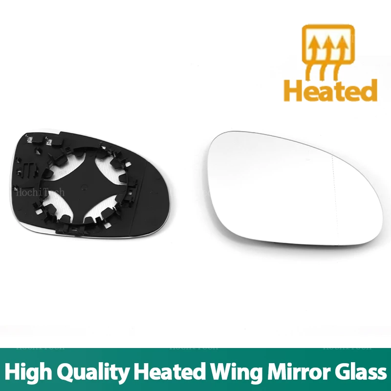 For VW GOLF 5 GTI V MK5 Jetta Passat B5.5 B6 Sharan Superb EOS Left or Right Side Heated Wing Mirror Glass Wide Rearview Mirror