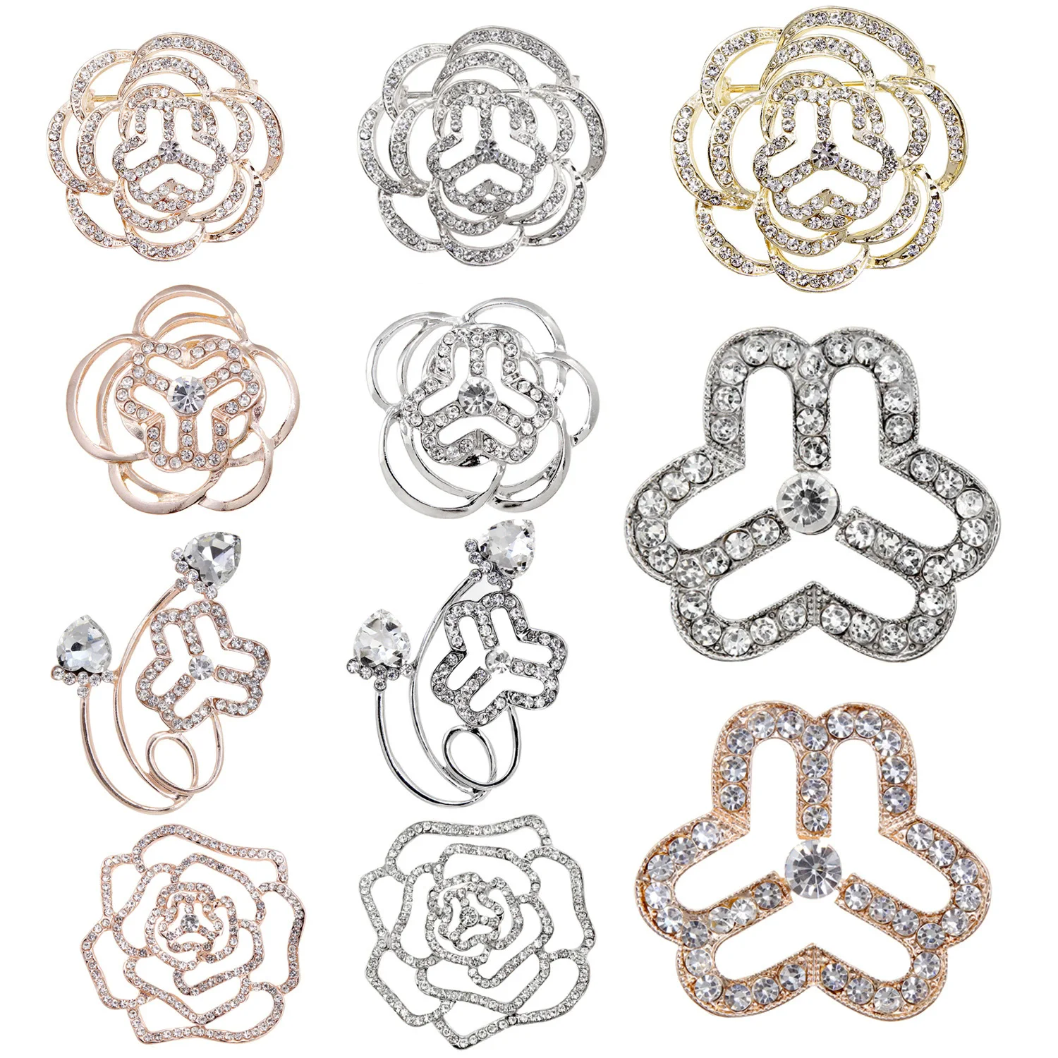 Универсальный-сплав-с-бриллиантами-и-розами-шелковый-шарф-пряжка-для-летнего-использования-нагрудная-булавка-аксессуары-на-основе-Китая