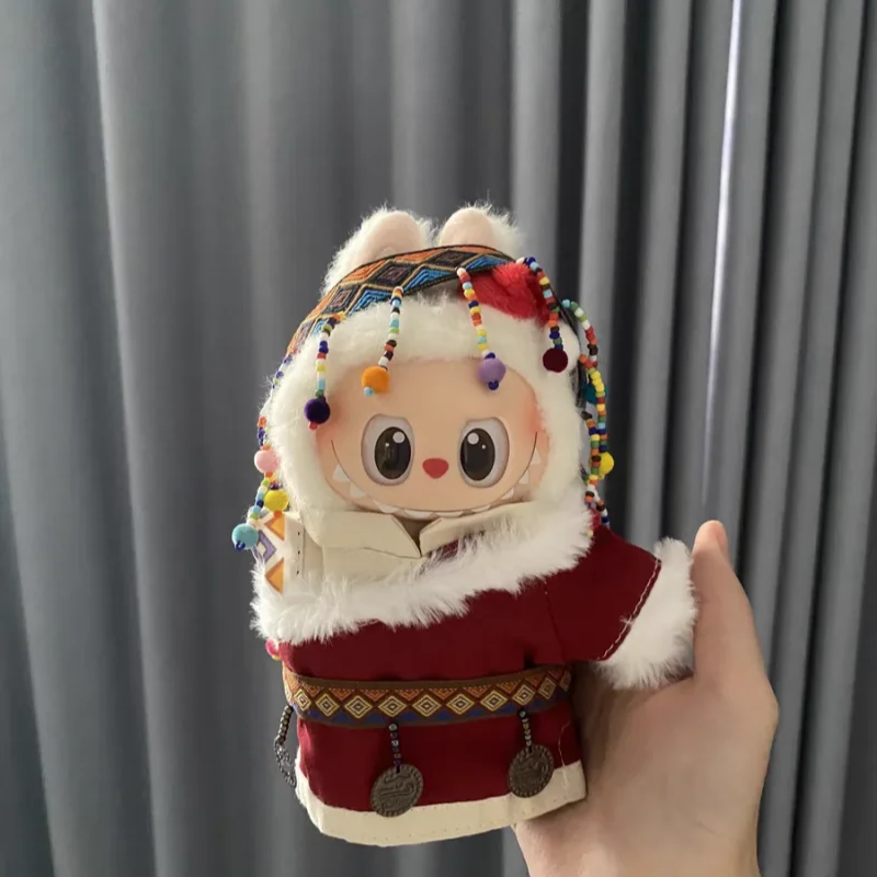 

Mini Clothes Princess Dressing For 17 cm labubu 3.0 V3 V1 V2 doll Accessories Overalls for Labubu Doll Accessories