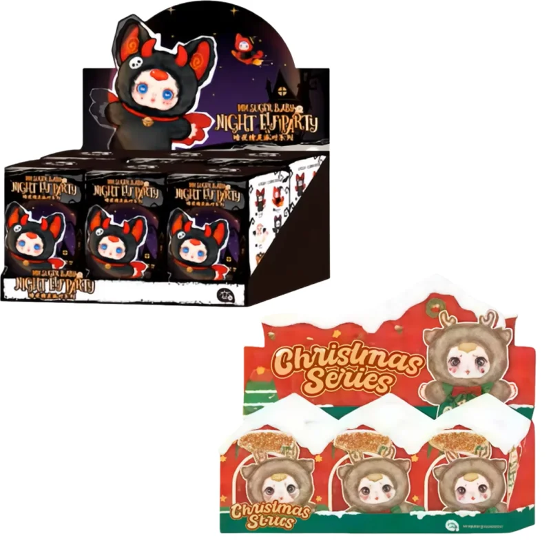

Mm Suger Baby Halloween Might Fly Party Рождественская вечеринка Серия Слепая коробка Хэллоуин Элемент Тыква Призрак Дьявол Кукла Праздничный подарок