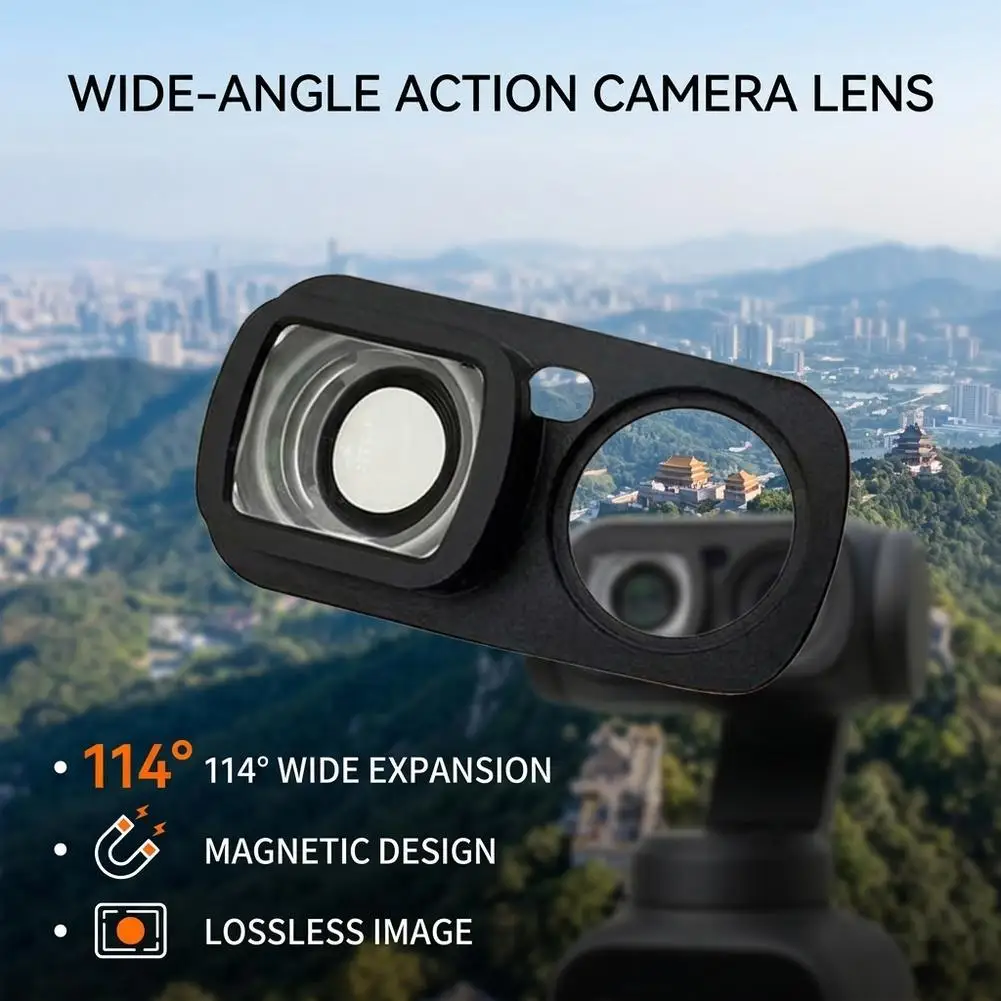 Original For Insta 360 Luna Ultra Wide-Angle Lens FOV Increases to 114° With No Distortion Equivalent Focal Length Increases