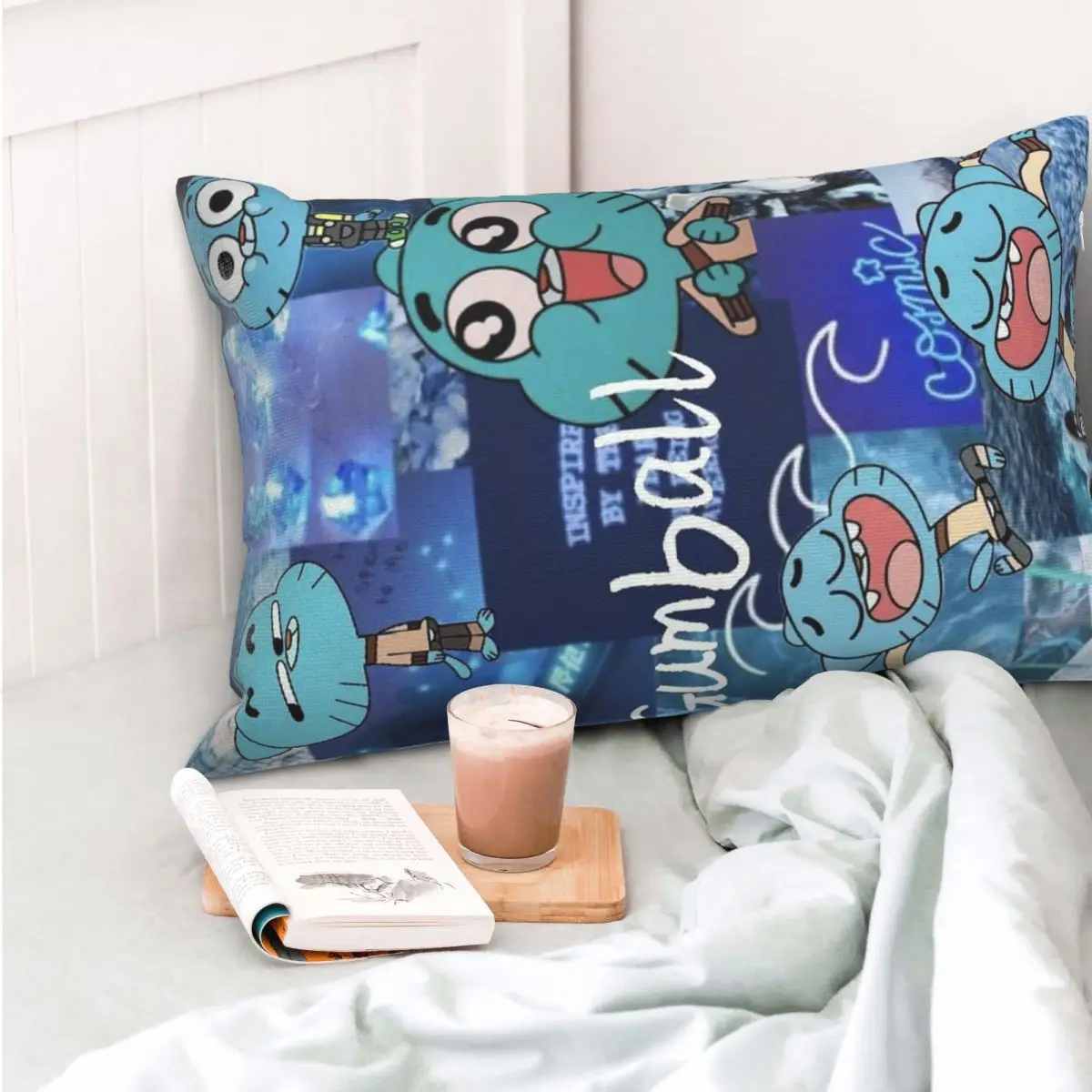 Gumball Watterson The Amazing World Of Gumball Anime Rectangle Pillowcase Cushion Cover Decor Bedroom Bed Home Throw Pillow