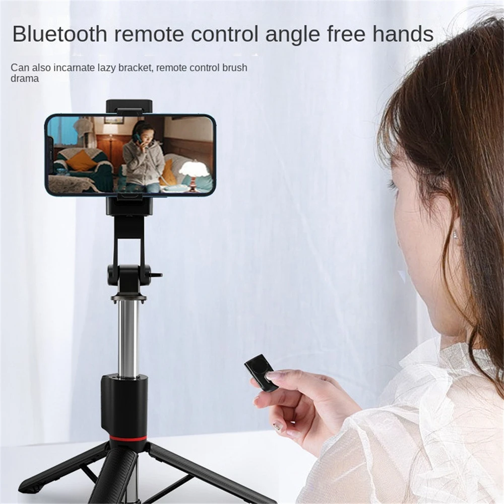 FANGTUOSI 1.3m Selfie Stick Tripod Stand for iPhone Samsung Huawei Cellphone Extendable Phone Tripod with Wireless Remote