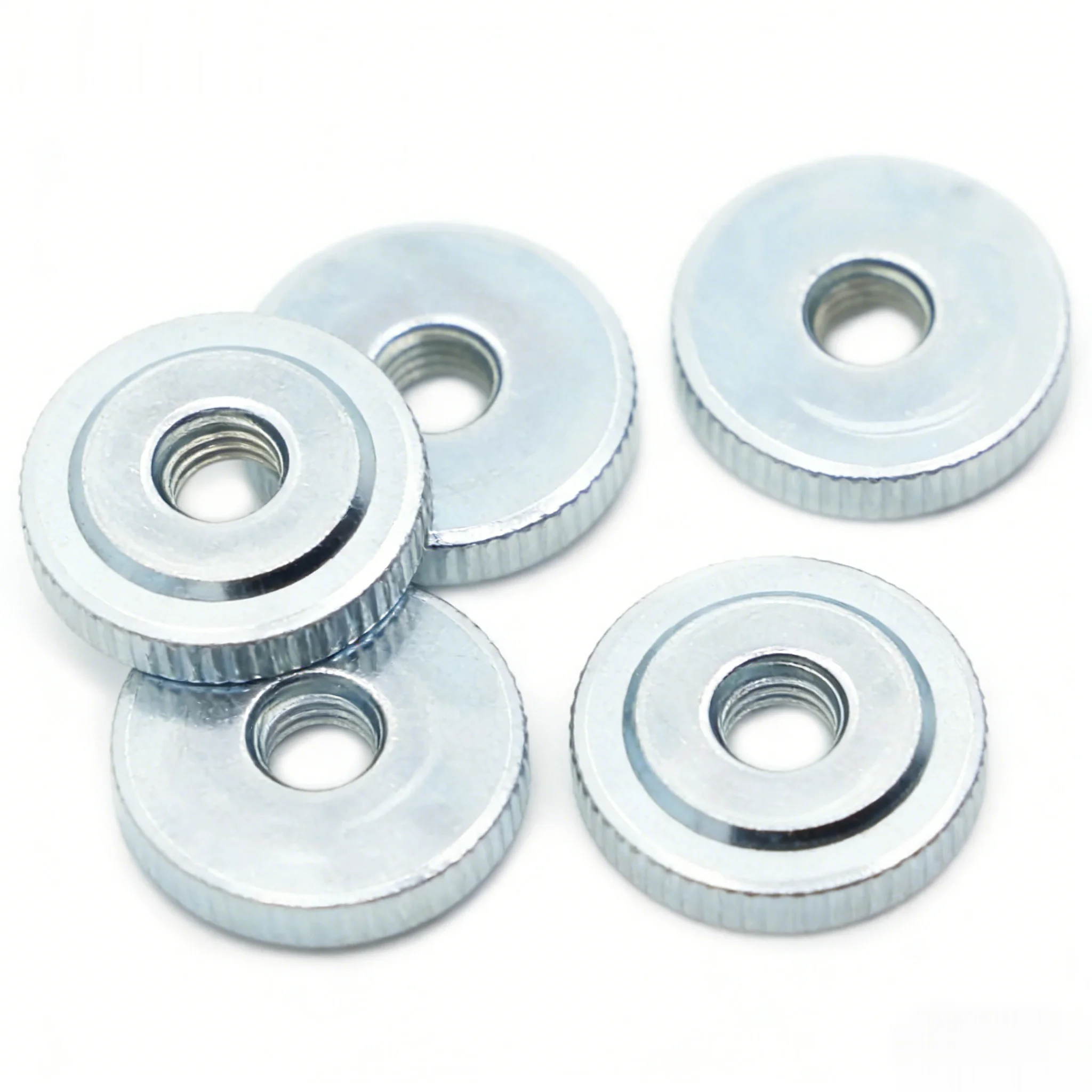 

M3 M4 M5 M6 Blue Zine Carbon Steel GB807 DIN467 Handle Nuts Knurled Thumb Nut