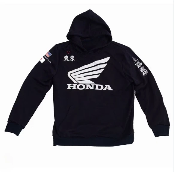 

New Hoodie Honda Printed Logo Printed Autumn and Winter Men's and Women's Universal Street Clothing Casual Hoodie Motorcycle