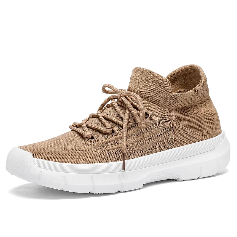 

Casual sneakers for men Breathable fashion non-slip walking light flat loafers for men training student shoes