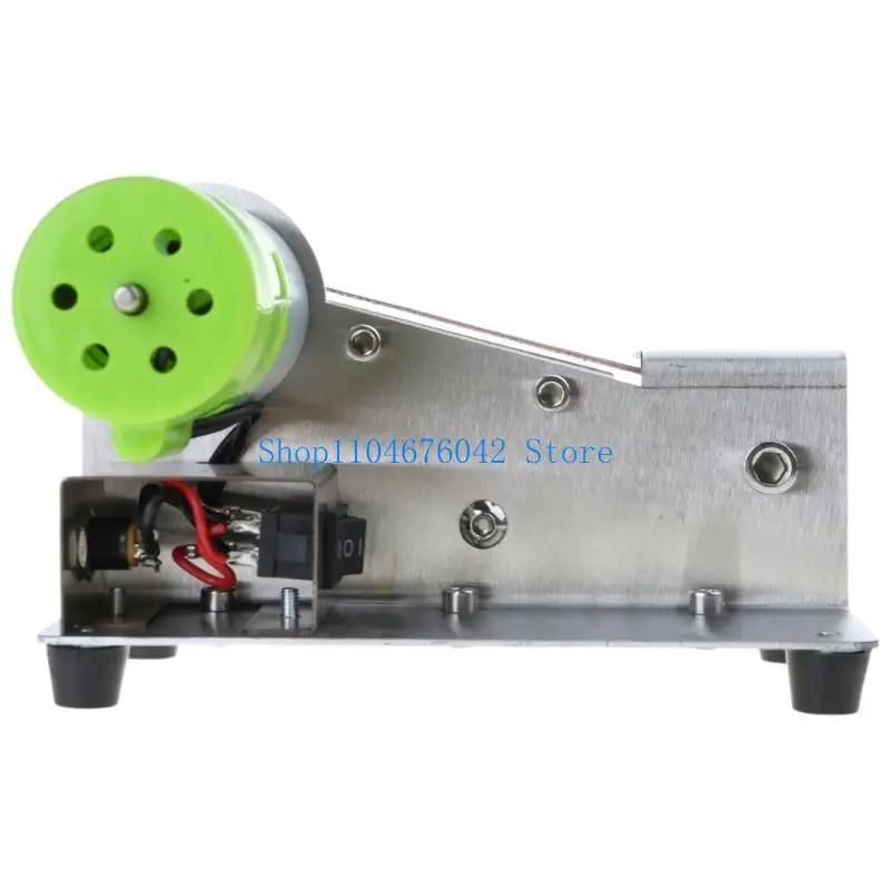 652F Electric Mini Belt Sander Polishing Grinding Machine Sanding 7 Speed Adjustable for Metal Polishing