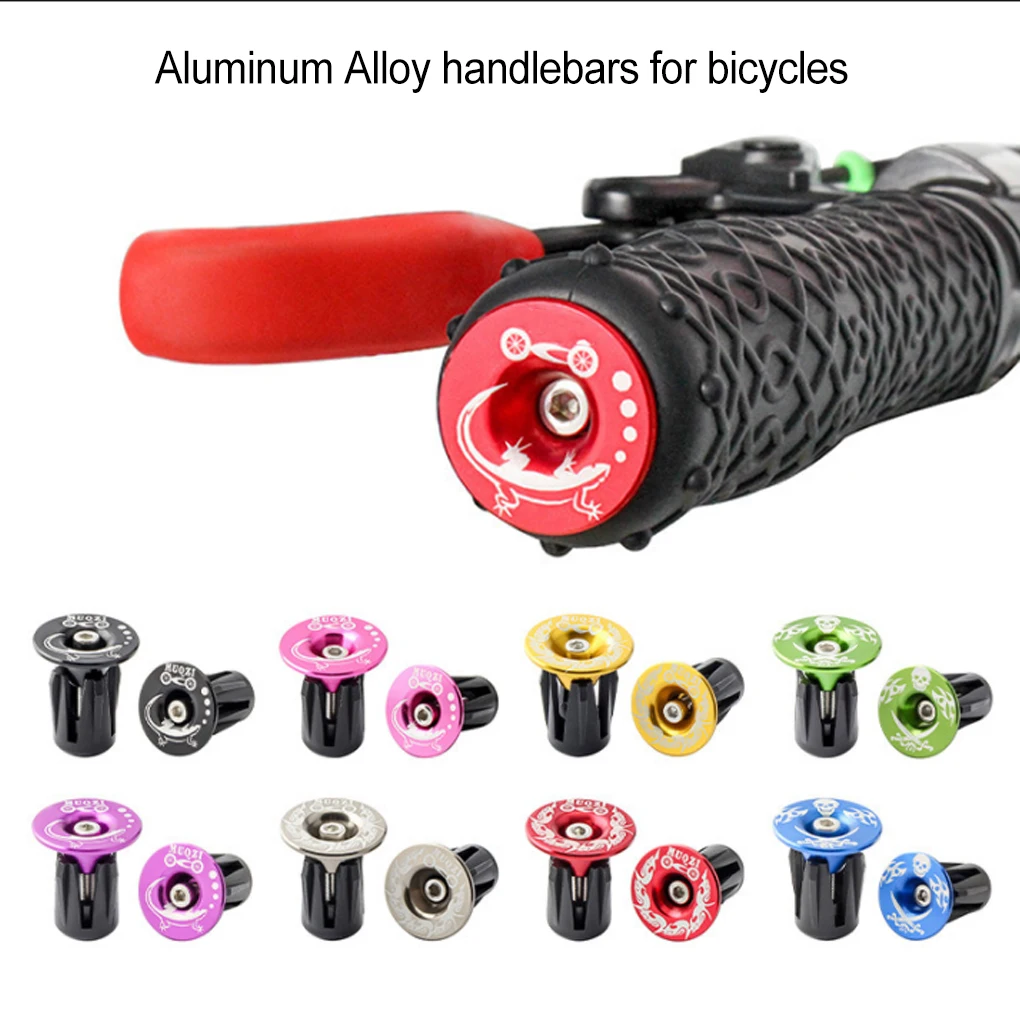 1 Pair Handlebar Caps Bar Cover Cycling Accessory Expansion Cases Handle Plug Parts Bike Part Replacement for Replace Accessory