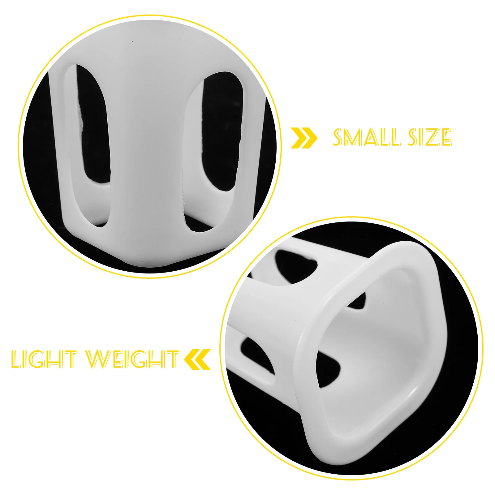 

50pcs Square Hydroponic Planting Baskets Pp Plastic Durable Soilless Culture Pots For Indoor Garden White Flower Pot